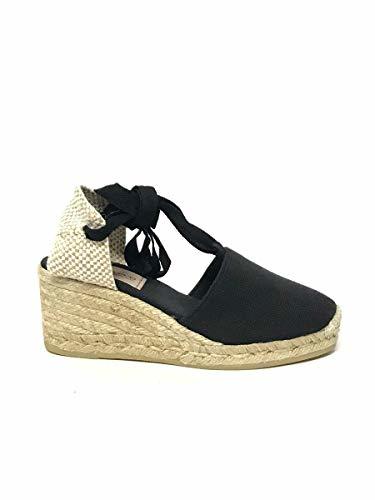 Gaimo - Sandalias Zeppe de Cuerda y Tela Valenci - 17 Alpargatas