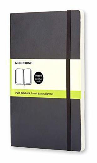 Moleskine - Cuaderno Clásico con Páginas Lisas, Tapa Blanda y Goma Elástica,