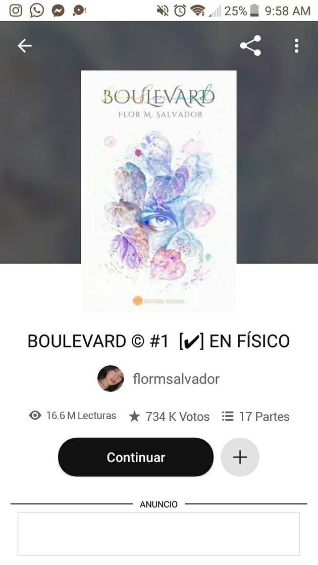 Libro Boulevard de Flor salvador 