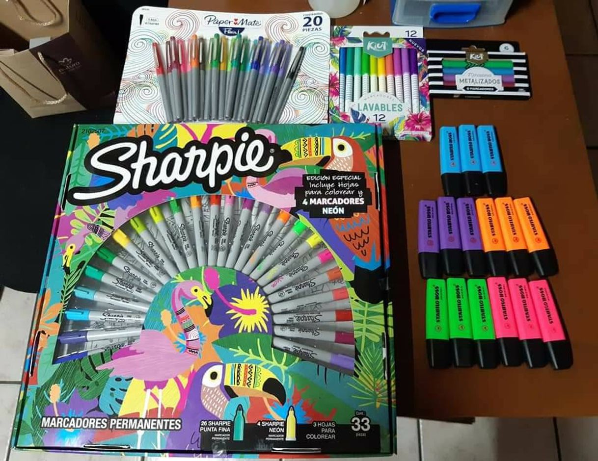 Moda Sharpie, Stabilo, Kiut! 