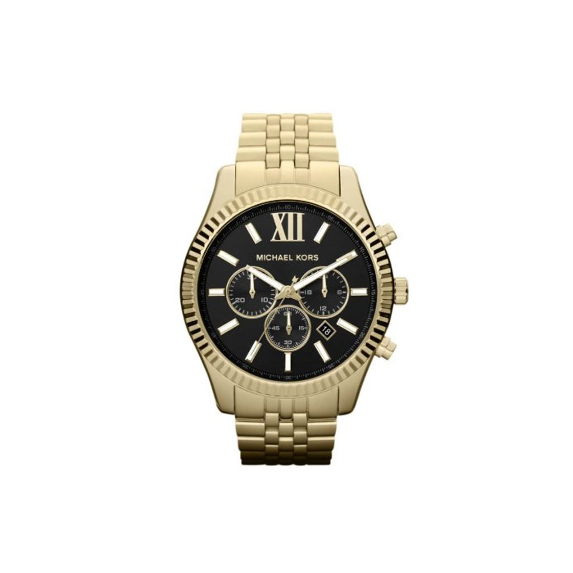 Moda Michael Kors Reloj Cronógrafo para Hombre de Cuarzo con Correa en Acero Inoxidable MK8286