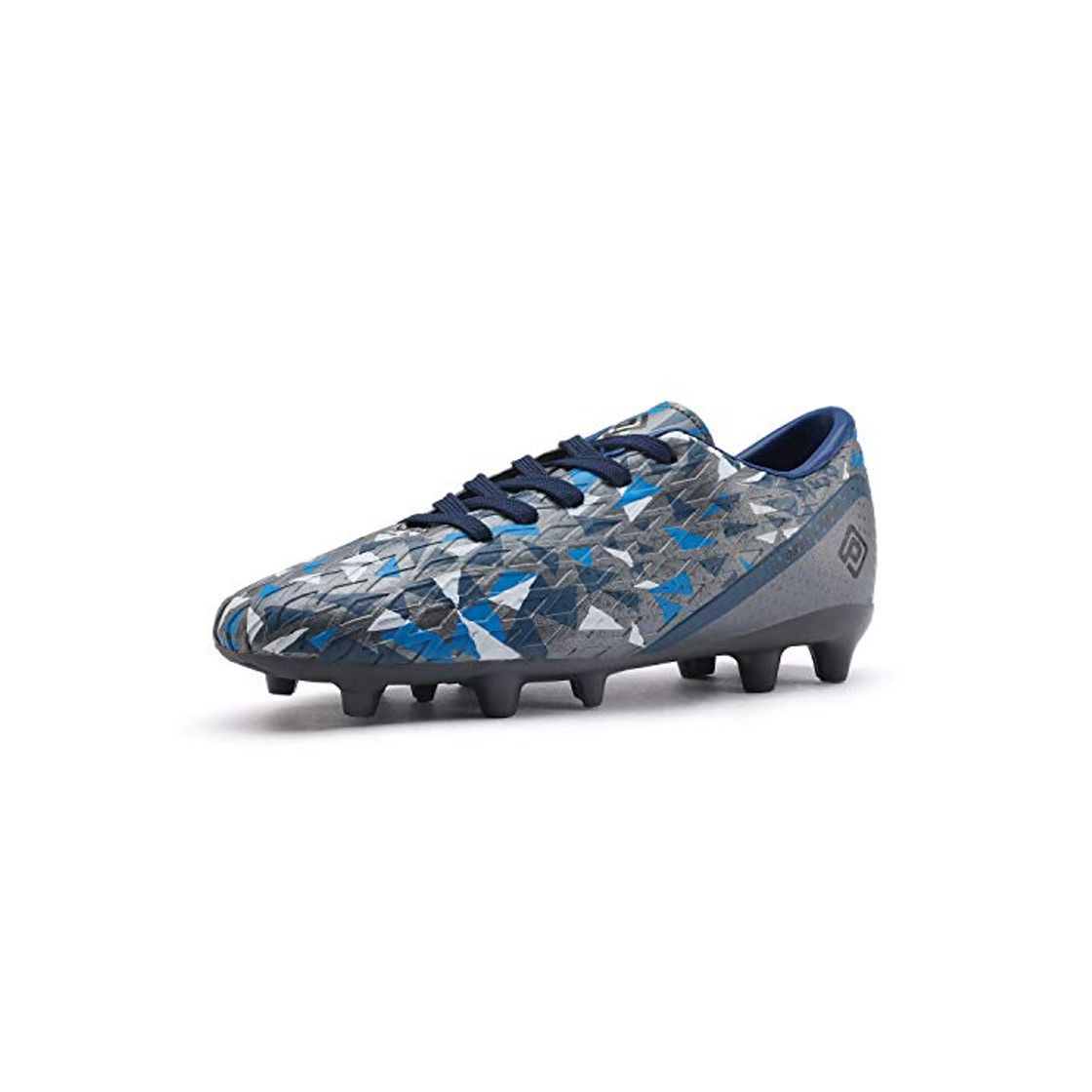 Fashion Dream Pairs HZ19003K Zapatillas de Fútbol para Unisex Niños Gris Oscuro Azul