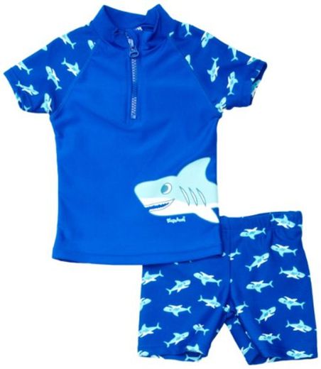 Playshoes UV Protection Bath Set Shark Ropa de natación con protección Solar,