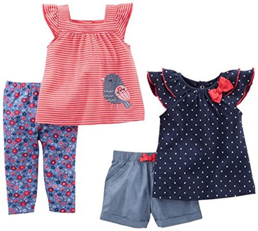 Simple Joys by Carter's - Conjunto - para bebé niña azul Navy