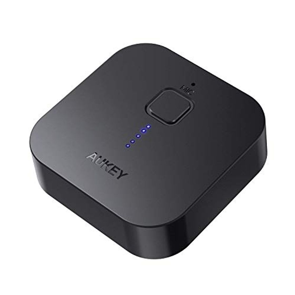 Social AUKEY Receptor Bluetooth 5 Audio Adaptador Inalámbrico con 18 Horas de Reproducción