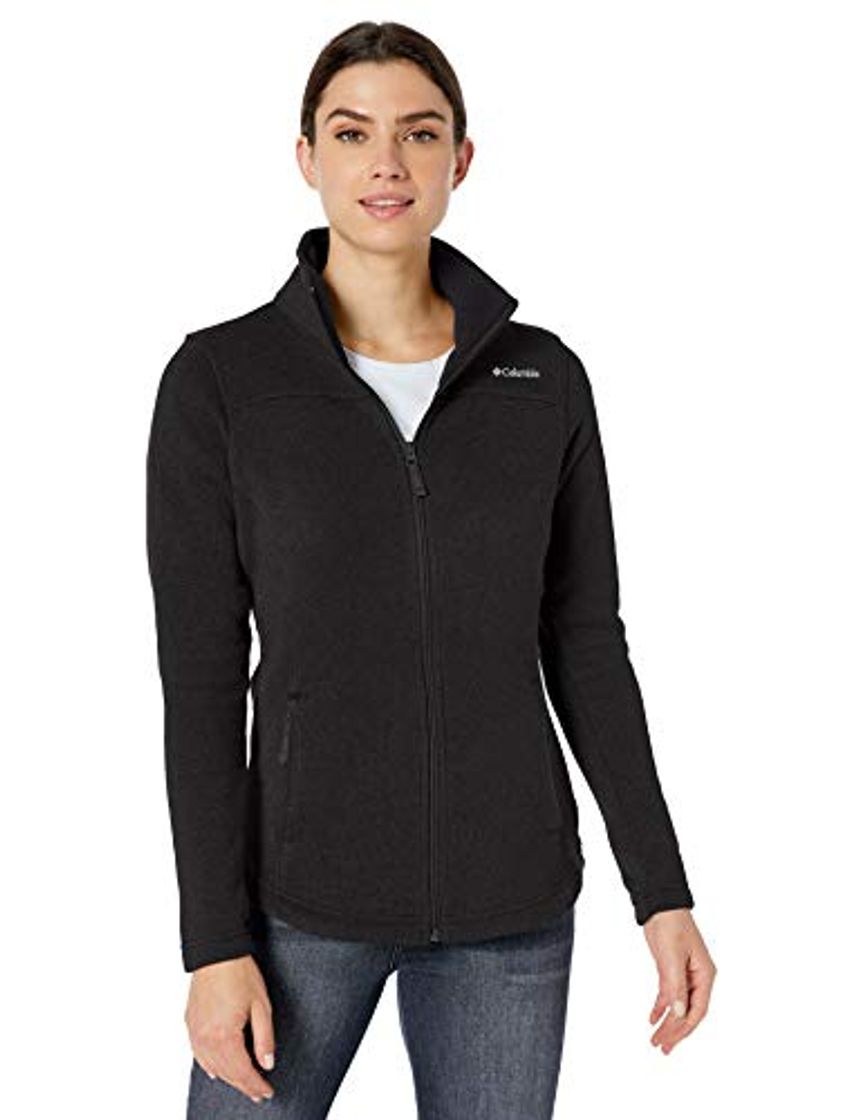 Fashion Columbia Canyon Point Sweater Fleece Full Zip Chaqueta con forro, Negro