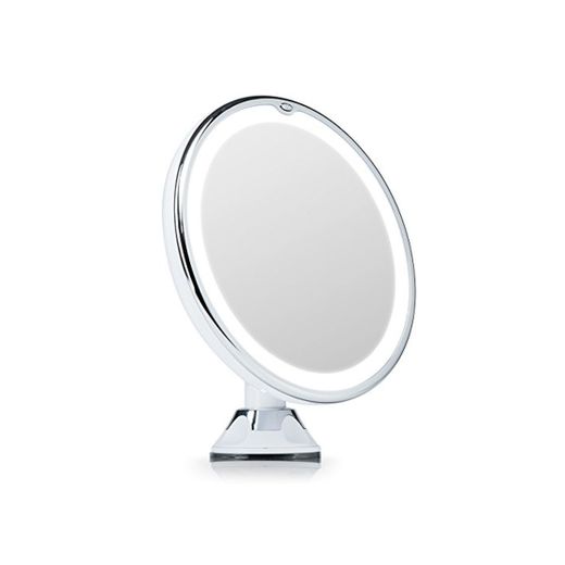 Fancii Espejo de Maquillaje con Luz LED Naturales y Aumento de 7x