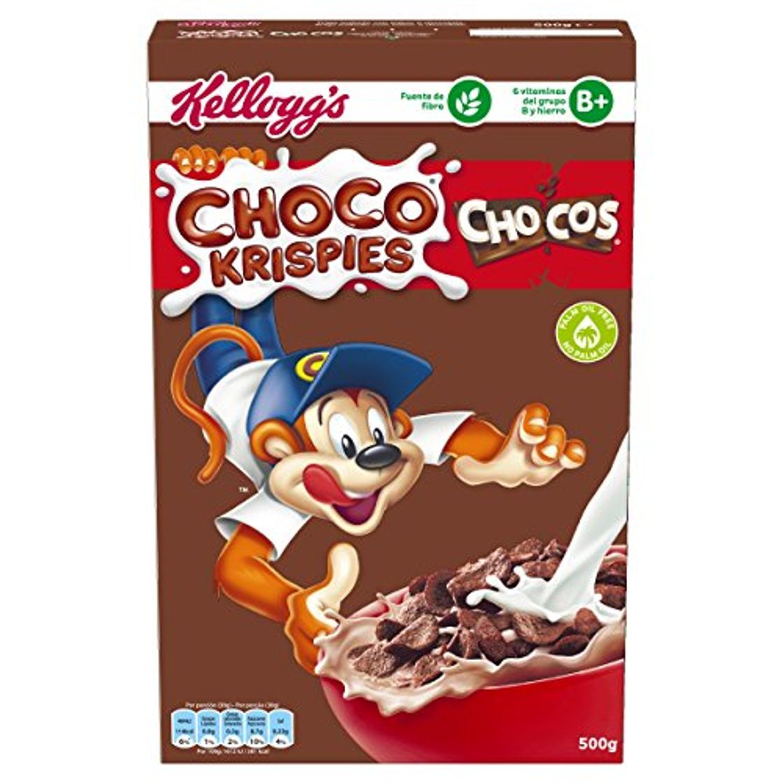 Productos Kellogg's Cereales Choco Krispies Chocos  - 2 Paquetes de 500 gr