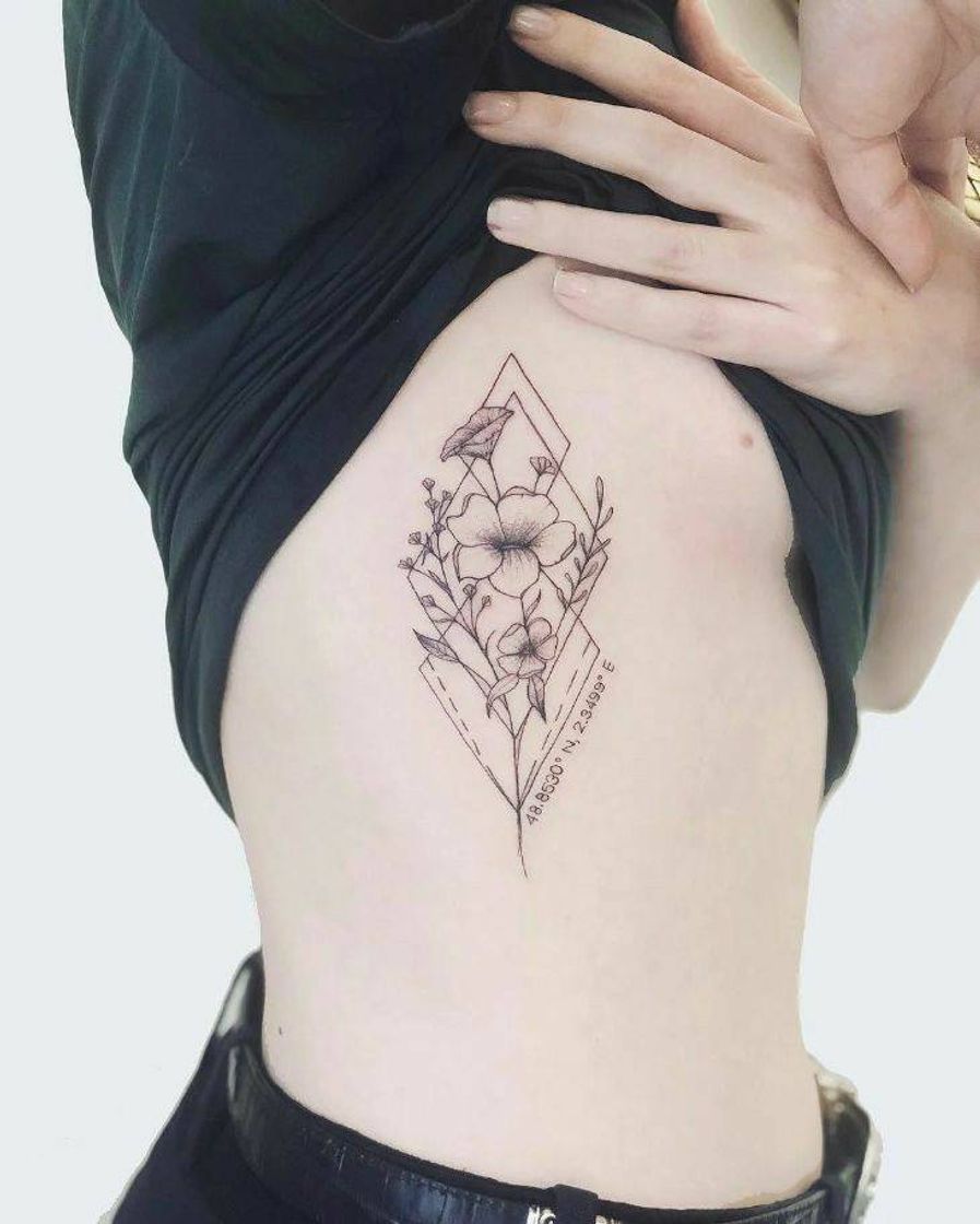 Fashion Tattoo de flores 