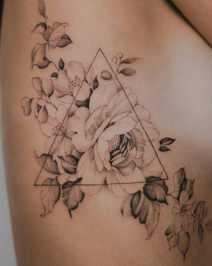 Fashion Tattoo de flores 