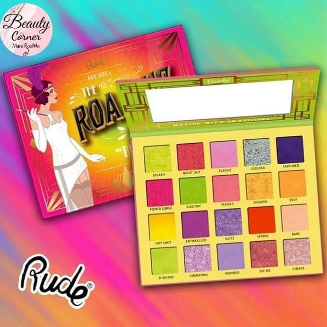 Moda Paleta de maquillaje Rude Neon🤩