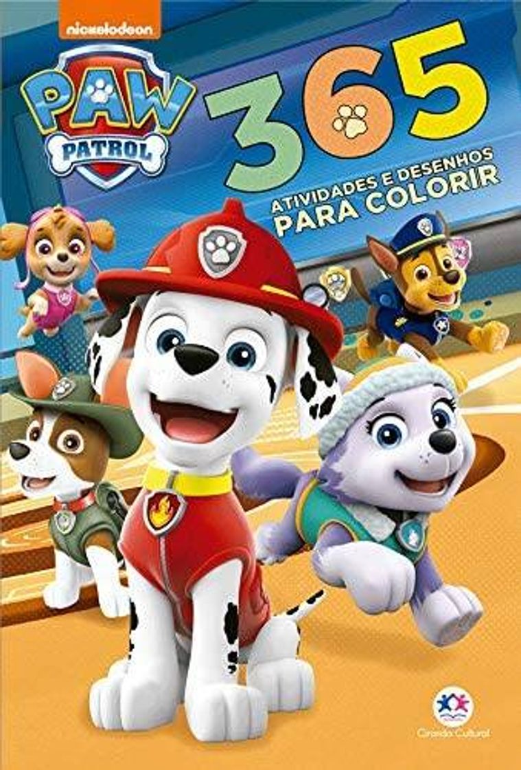 Book Patrulha canina - 365 atividades e desenhos para colorir