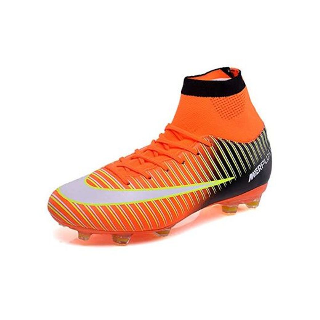 Fashion BOLOG Zapatos de Fútbol Hombre Spike Aire Libre Profesionales Atletismo Training Botas de Fútbol Ligero Tacos Futbol Zapatos de Deporte