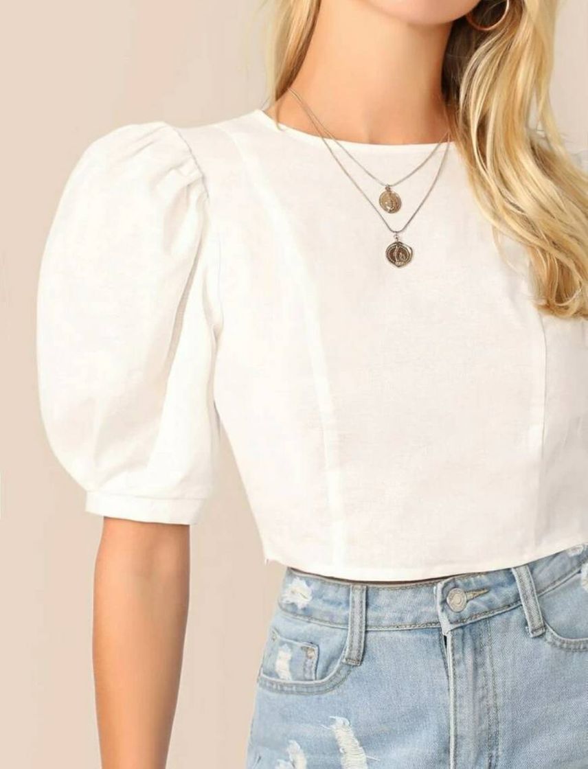 Fashion Crop Branco