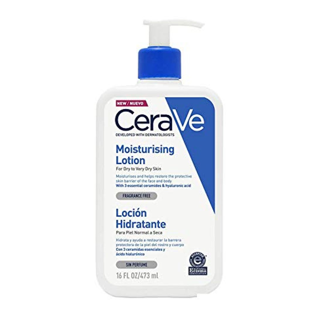 Social Cerave loción hidratante para pieles secas y muy secas