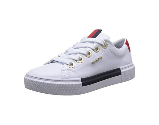 Tommy Hilfiger Anya 1a1, Zapatillas para Mujer, Beige