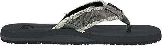 Quiksilver Monkey Abyss, Zapatos de Playa y Piscina para Hombre, Gris