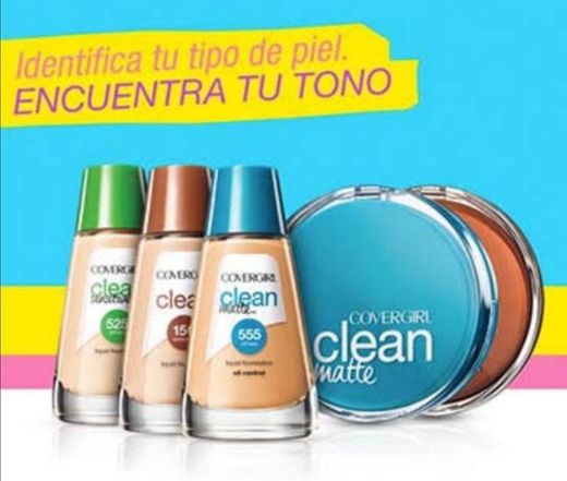 Cover girl clean matte base maquillaje 