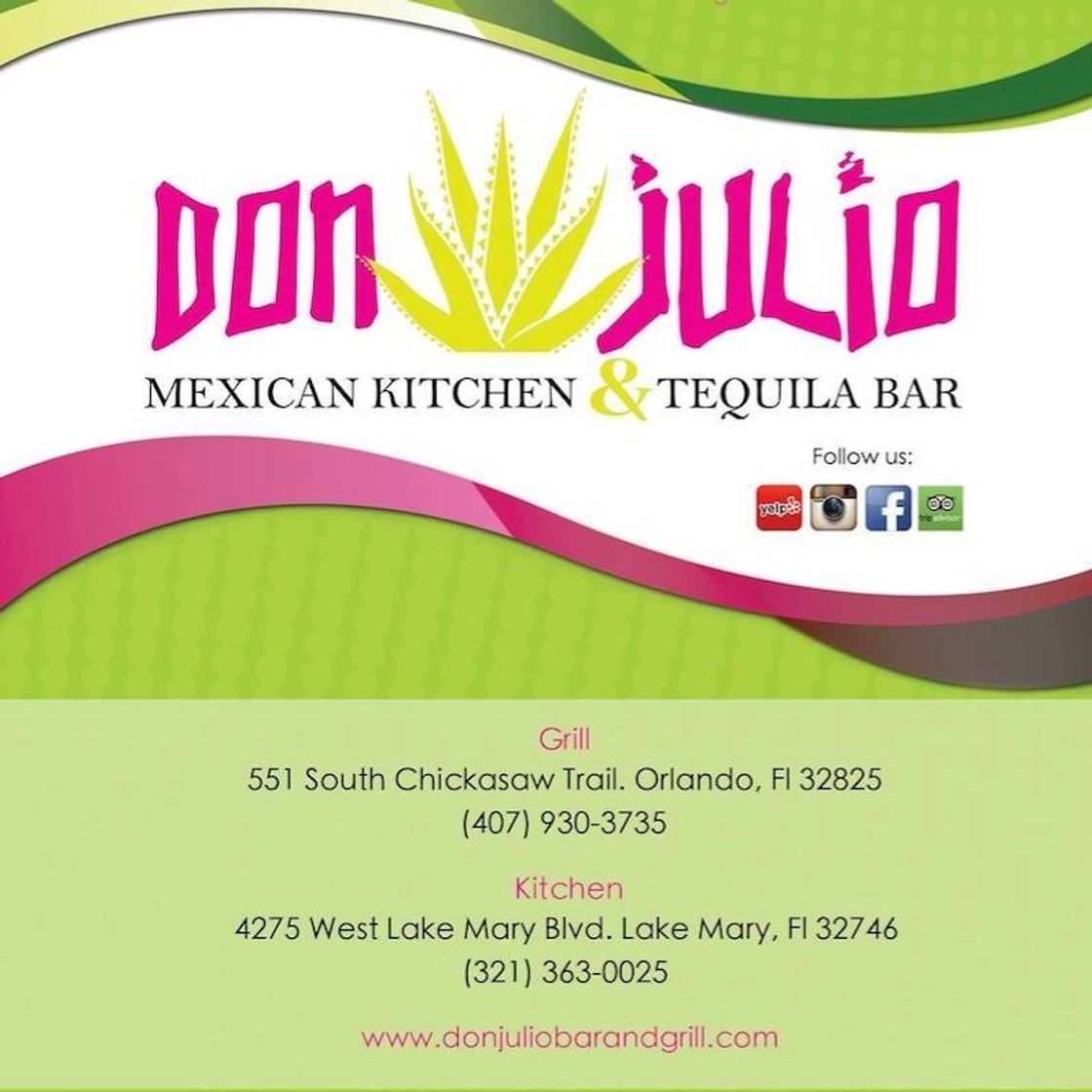 Restaurants Don Julio Mexican Kitchen & Tequila Bar Lake Mary