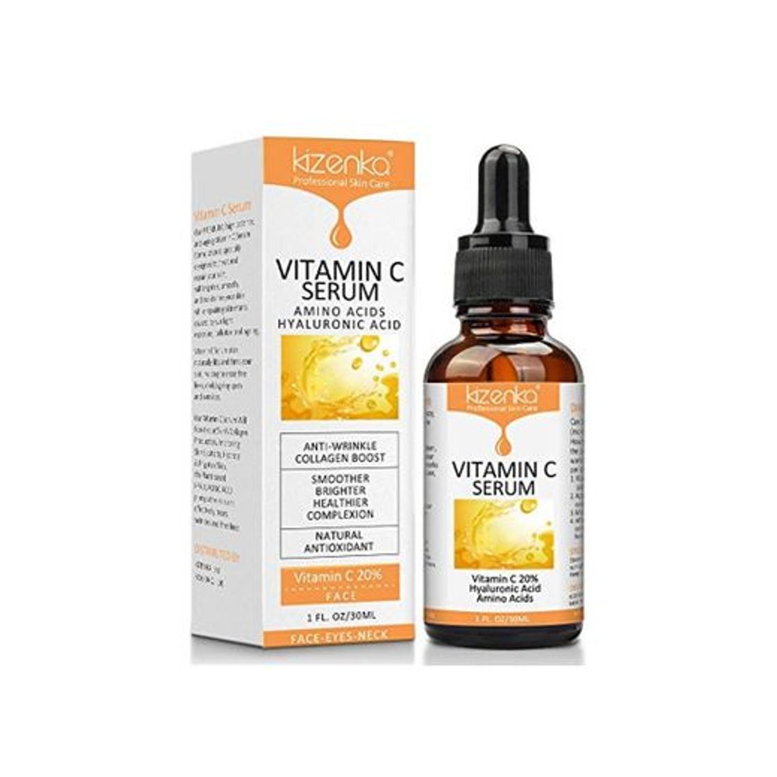 Producto kizenka Suero de vitamina C con ácido hialurónico