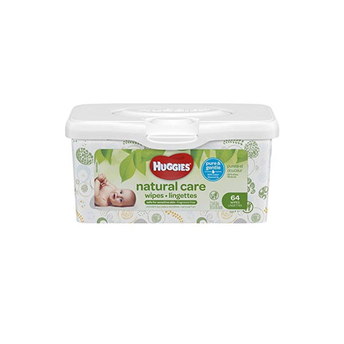 Productos Huggies Natural Care Profumo salviette per neonati gratuito - 64 ct