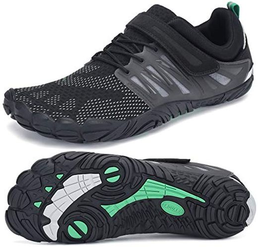 SAGUARO Barefoot Zapatos para Deportes Acuáticos Masculino Ultraligero Respirables Zapatillas de Natación