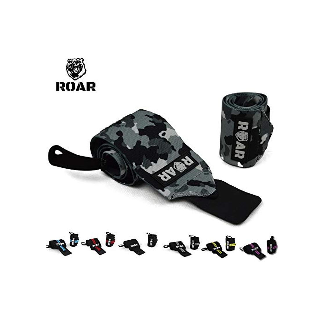 Producto Roar® Muñequeras Deportivas, Muñequeras Crossfit Hombre y Mujer, Muñequeras Gym Hombre, Wrist