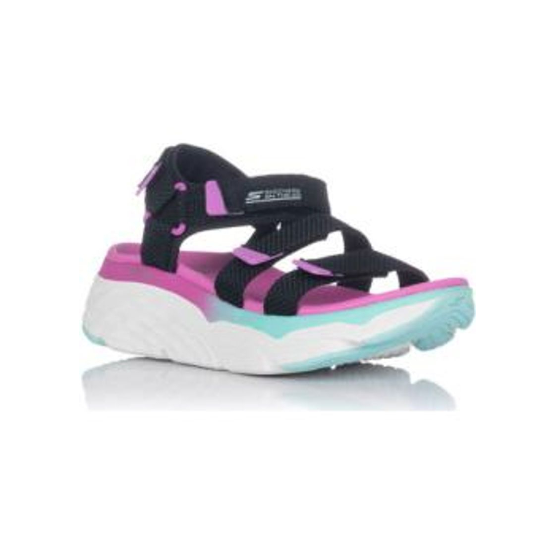 Product Skechers Ultra Flex-Neon Star, Sandalias de Talón Abierto para Mujer, Morado