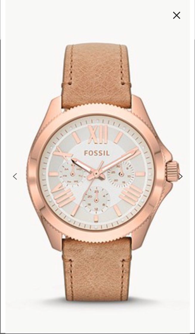 Fashion Cecile Multifunction Sand Leather Watch - AM4532 - Fossil