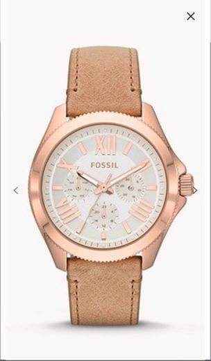Cecile Multifunction Sand Leather Watch - AM4532 - Fossil