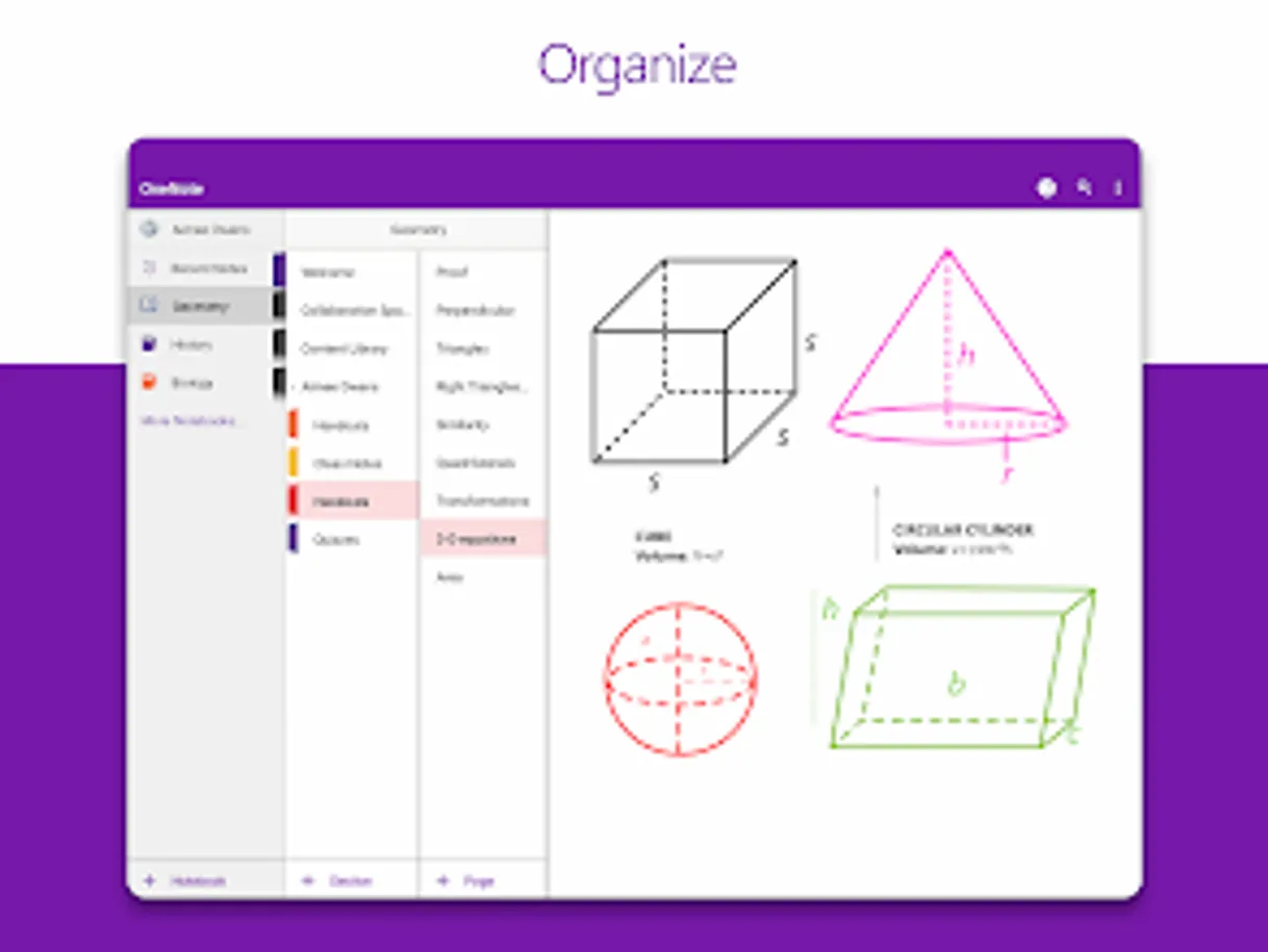 App Microsoft OneNote 