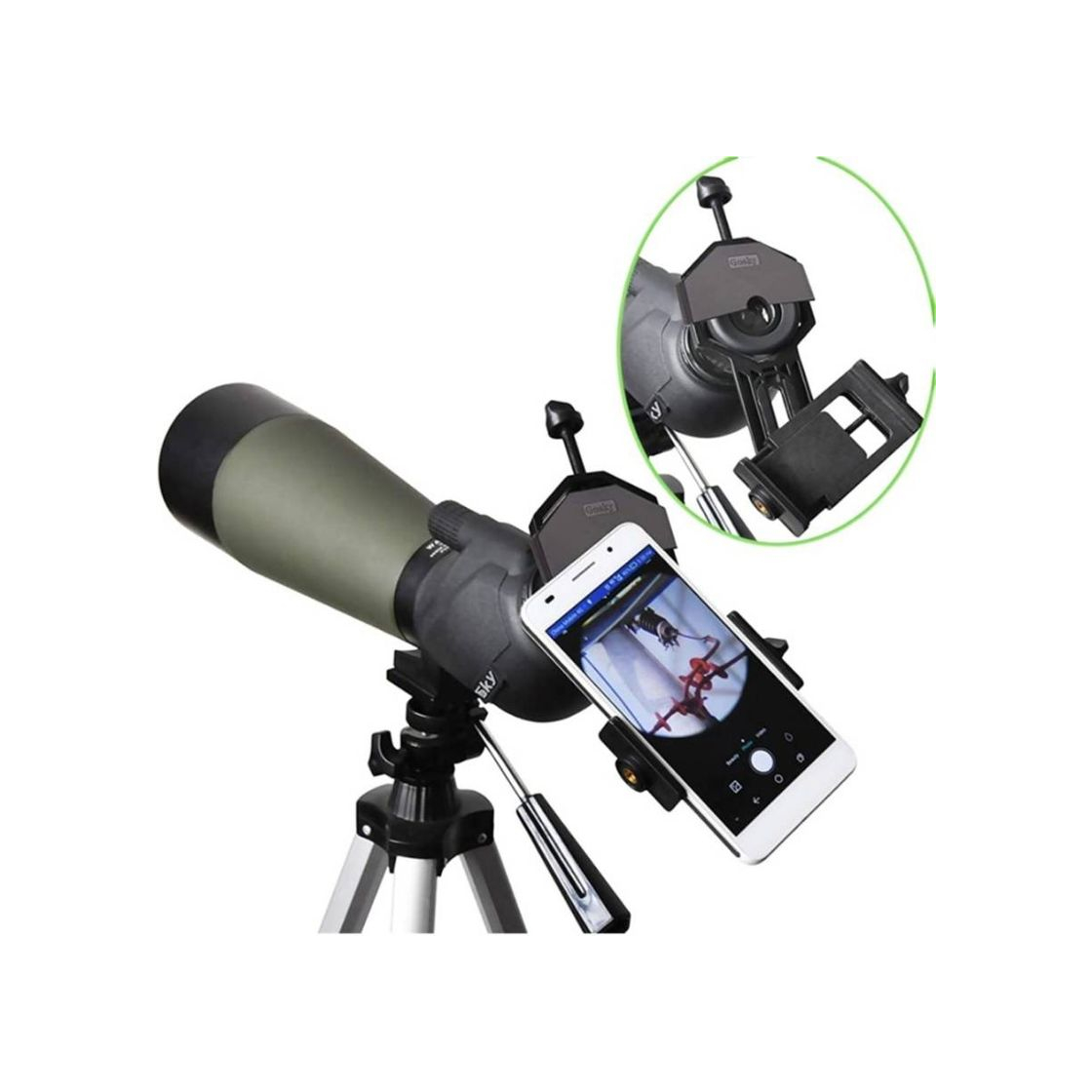 Social Adaptador Universal de celular para microscopio y telescopio