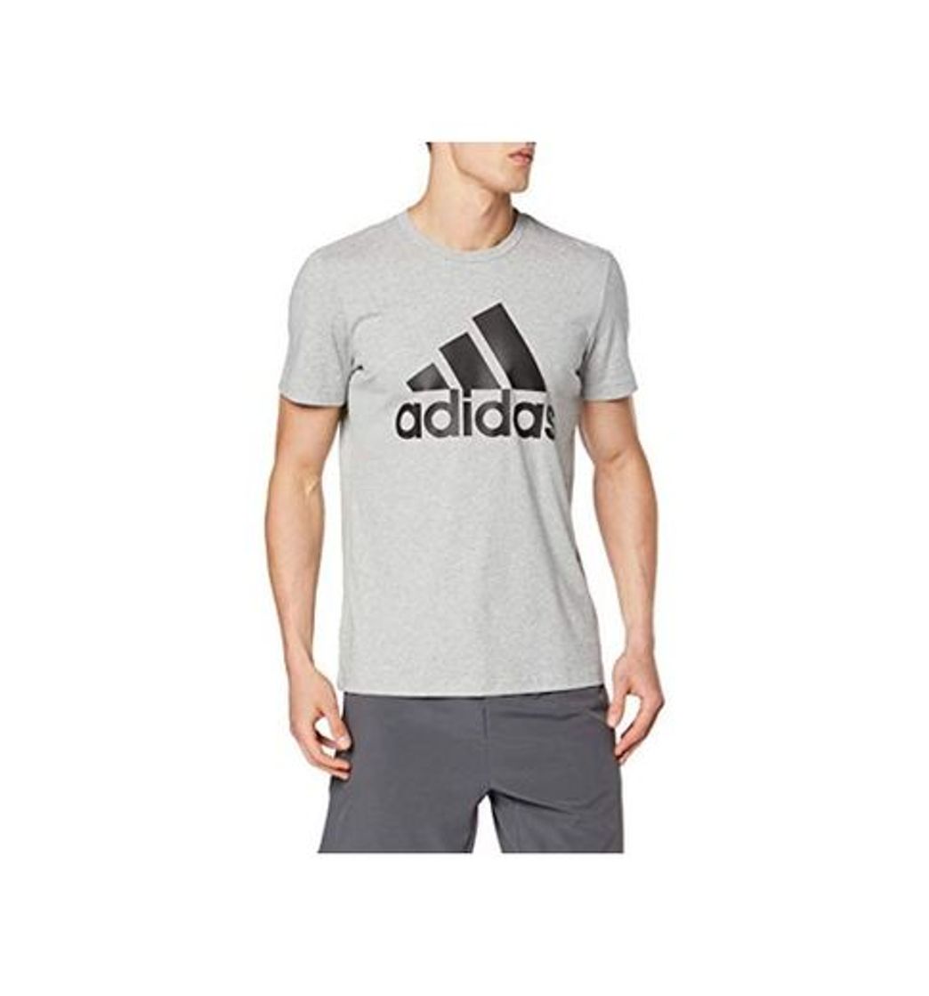 Fitness adidas Most Haves Badge of Sports TS M Camiseta, Hombre, Gris