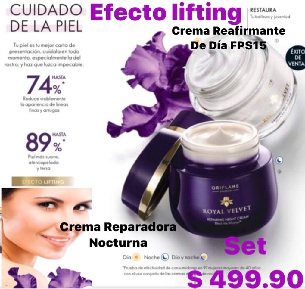 Social Oriflame Royal Velvet 40+ SET : Firming Day Cream SPF 15