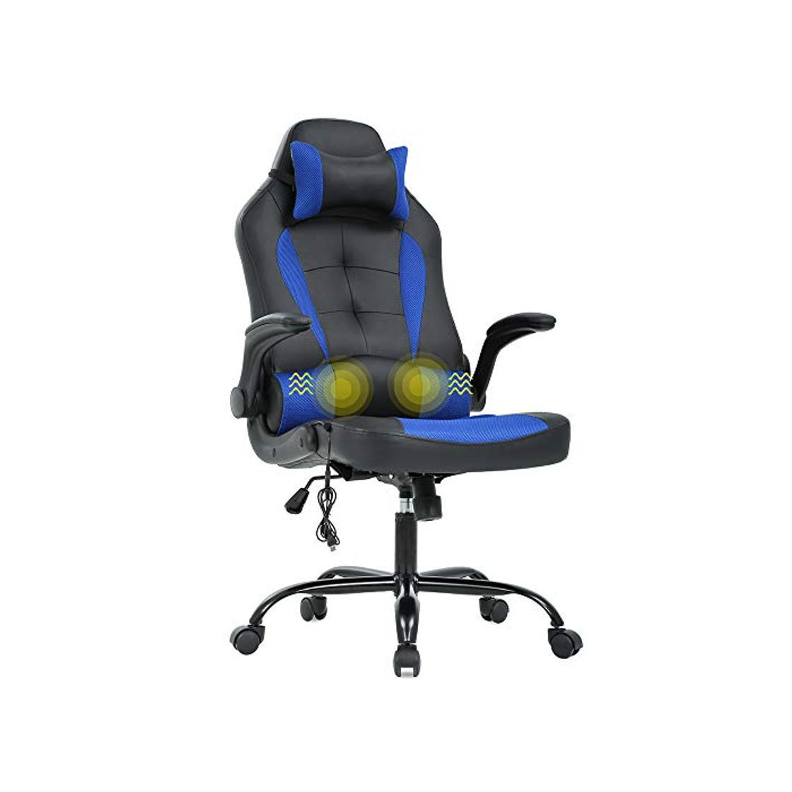 Producto T-LoVendo TLVC66-BLUE Silla Gaming, Negro