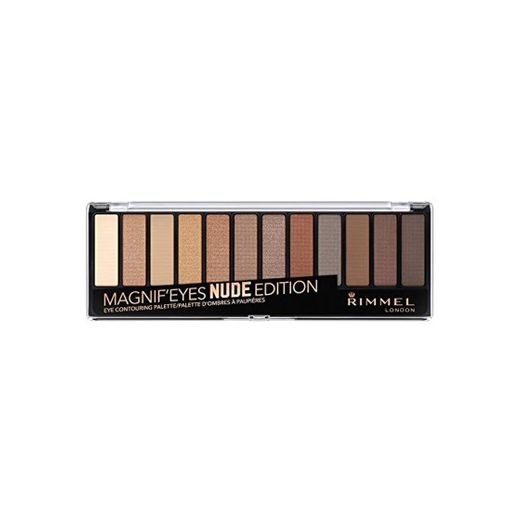 Rimmel London Magnifeyes Palette Nude Edition Paleta de Sombras Tono 1-100 gr