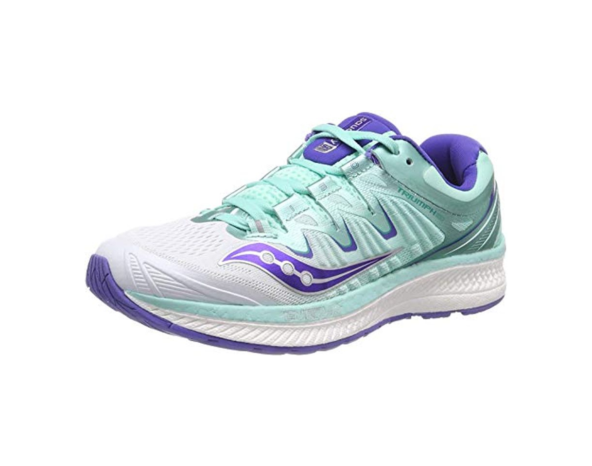 Moda Saucony Triumph ISO 4, Zapatillas de Running para Mujer, Blanco