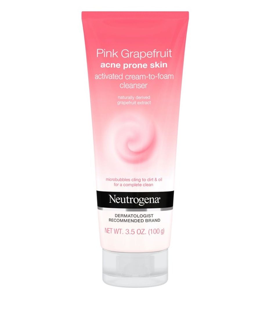 Moda Neutrogena Pink Grapefruit Acne Prone Cream-to-foam cleanser