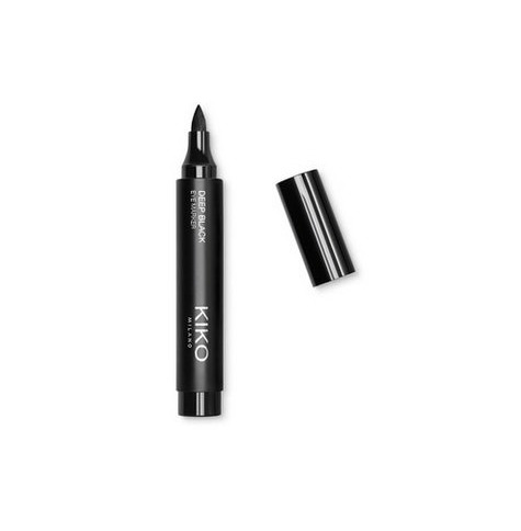 Belleza Kiko Make Up Milano Deep Black Eye Marcador Liquid Eyeliner Color