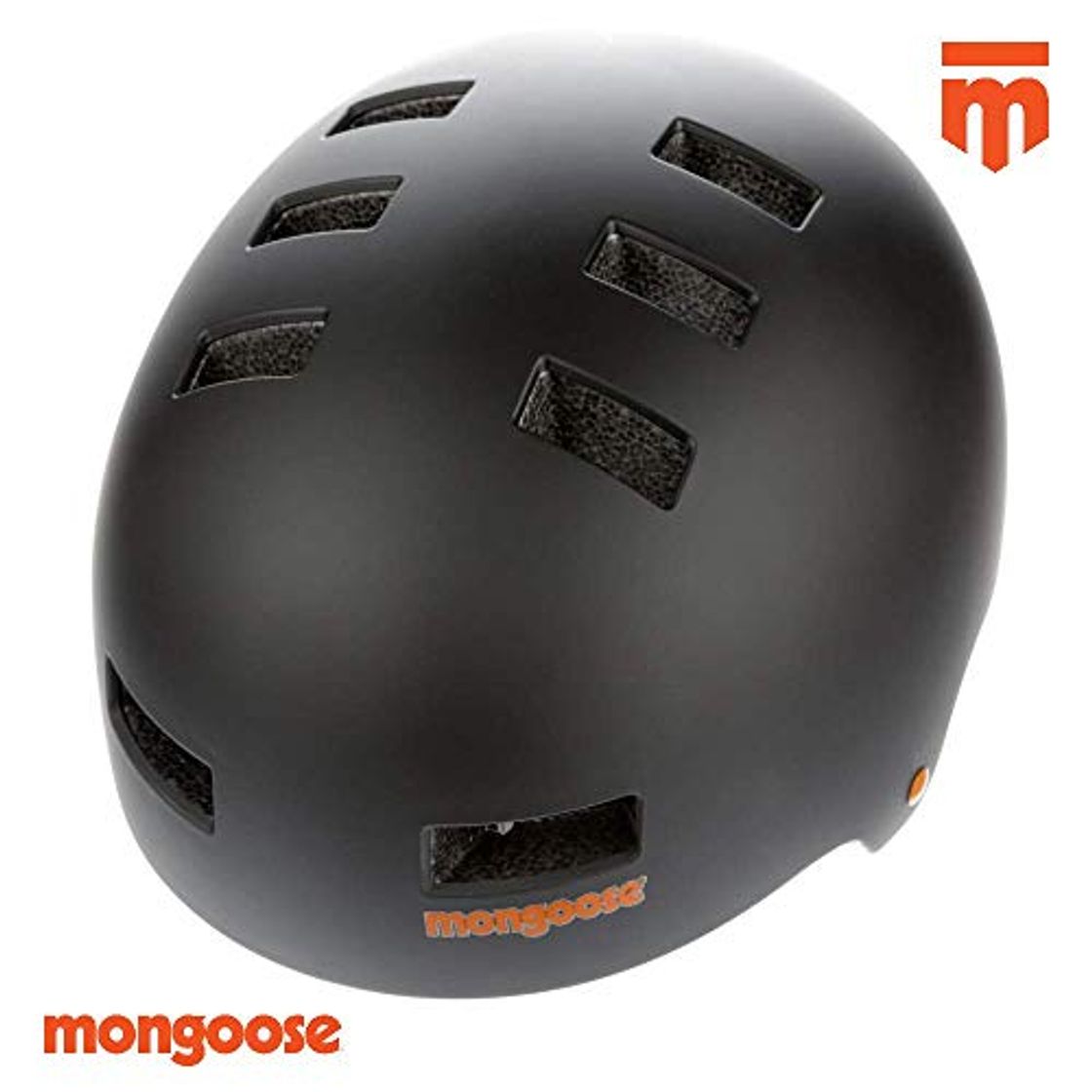 Social Mongoose BMX Scooter Skate Helmet LG BLK Casco