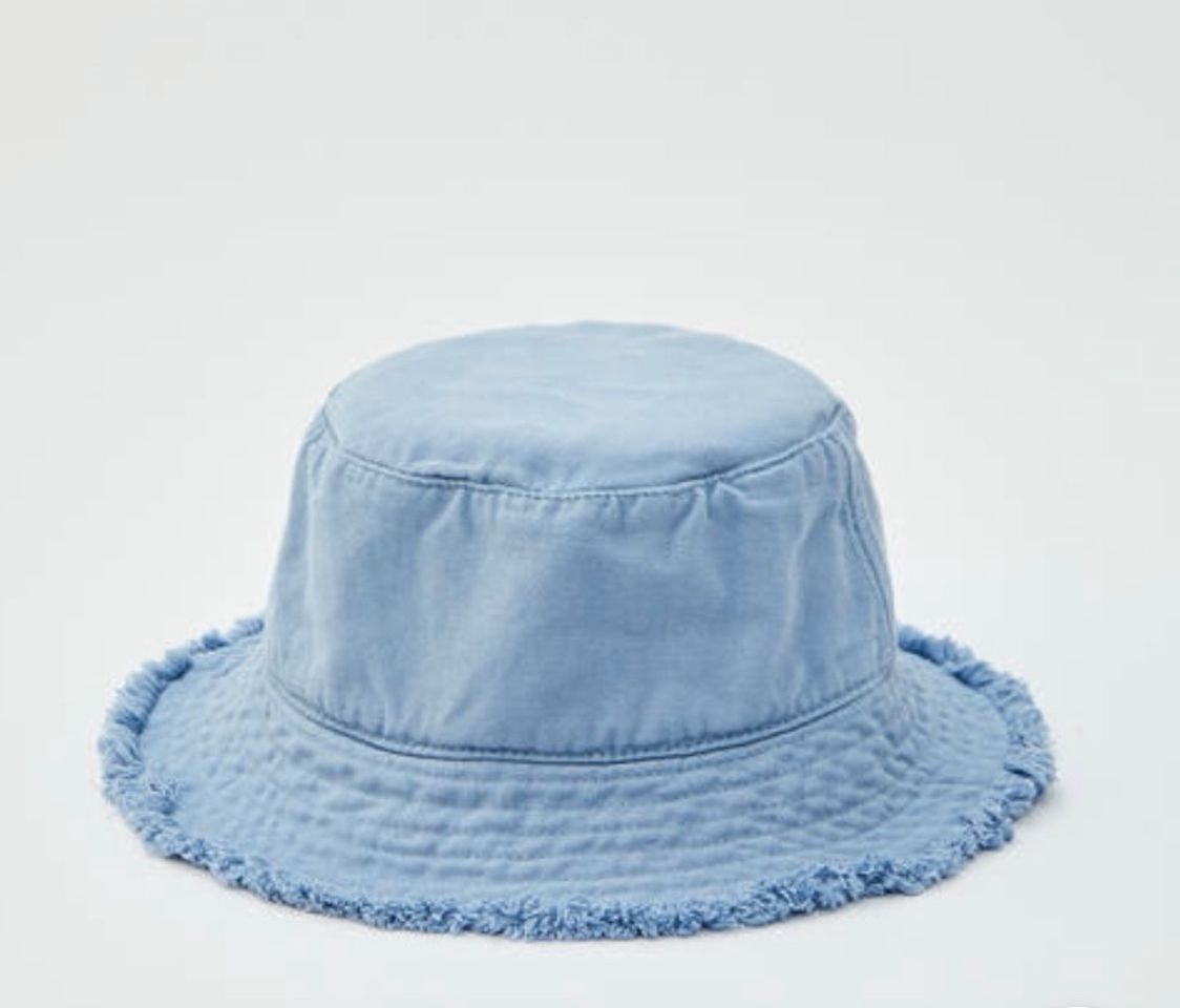 Moda Gorro bucket azul 