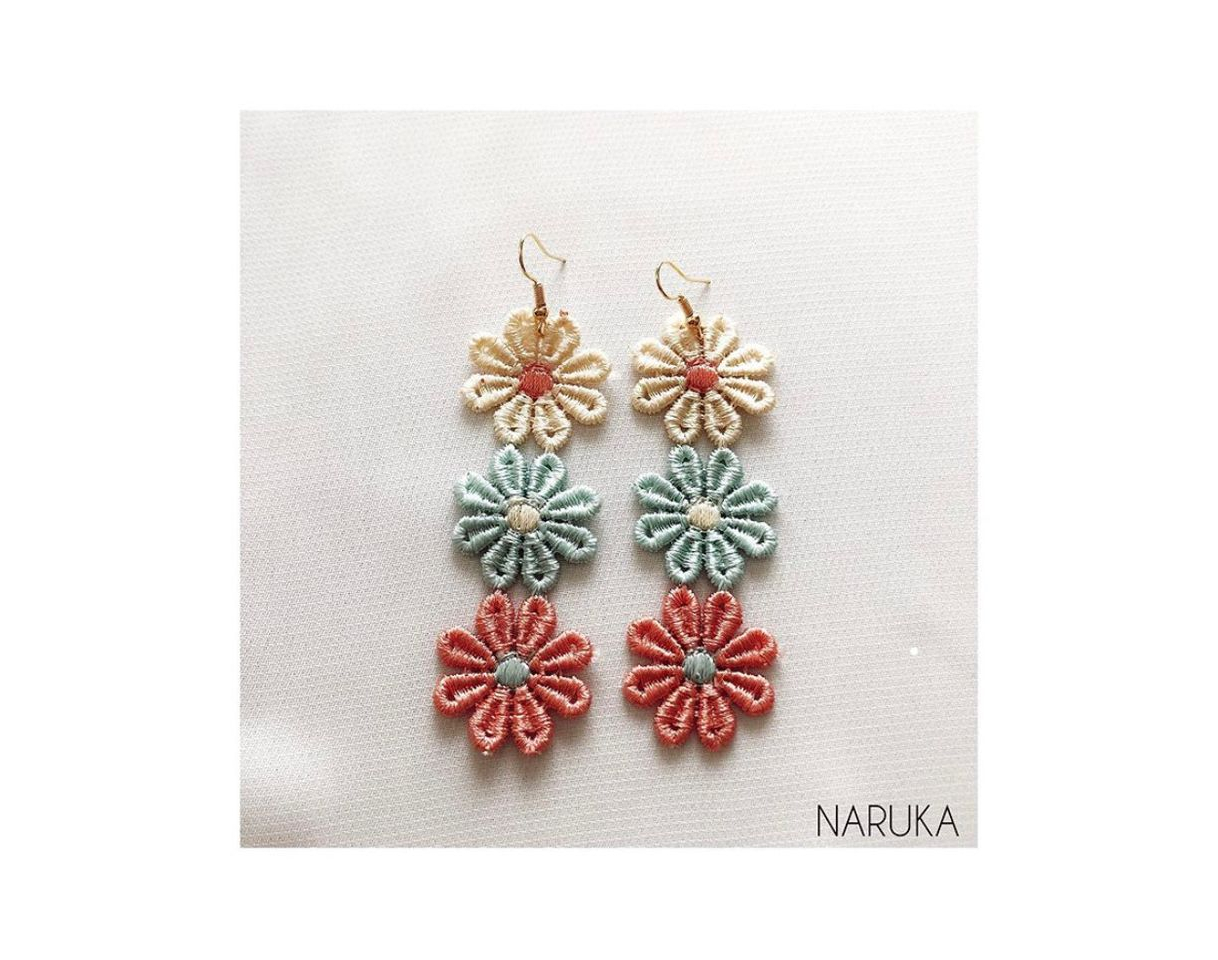 Moda Pendientes margaritas