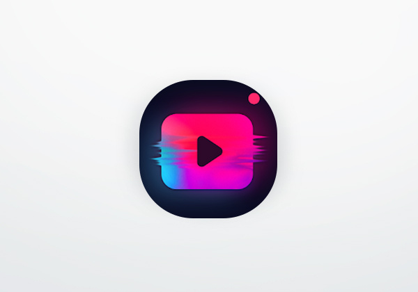 App Editor de video - Efecto Glitch y Foto Música.