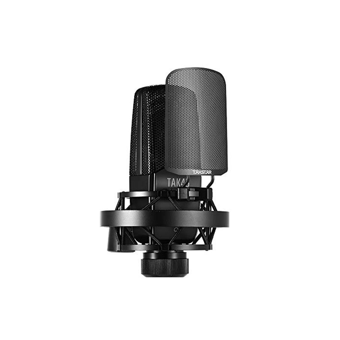 Social Muslady TAKSTAR Micrófono de Grabación Profesional Micrófono de Condensador Micrófono Unidireccional de Gran Diámetro de 34 mm