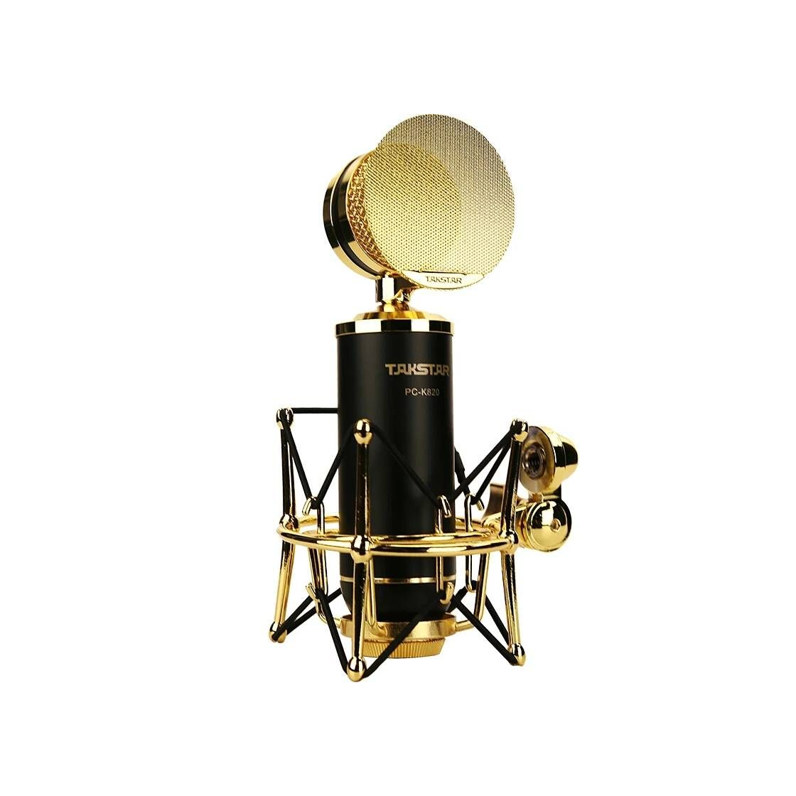 Social Muslady TAKSTAR Micrófono de Grabación Profesional Micrófono de Condensador Micrófono Unidireccional de Gran Diámetro de 34 mm