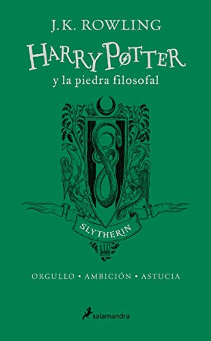 Libro HP y la piedra filosofal-20 aniv-Slytherin