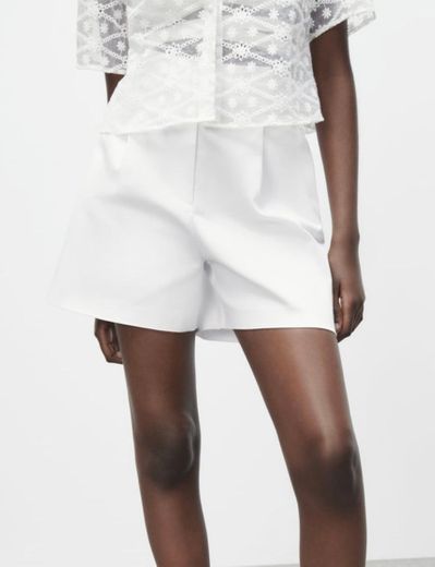 Bermuda blanca Zara 
