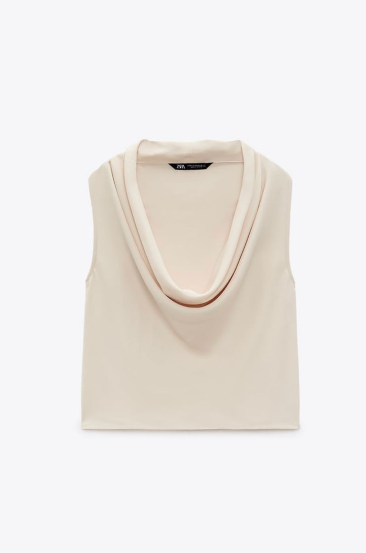 Fashion Top escote fluido Zara 