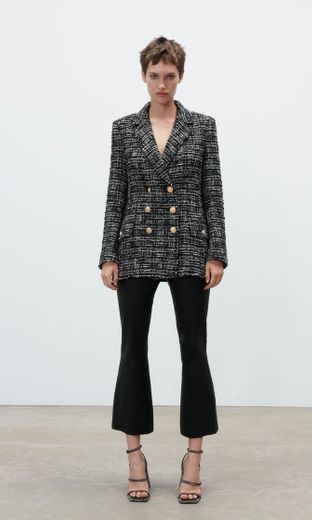 Blazer Tweed Zara