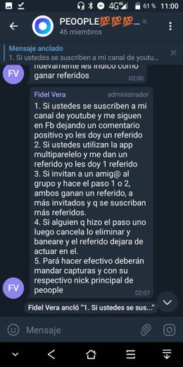 Grupo Telegram Referidos